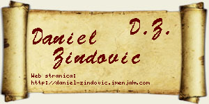 Daniel Zindović vizit kartica